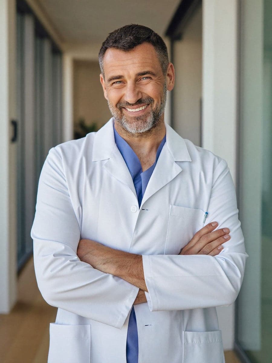 Doctor at a verified clinic